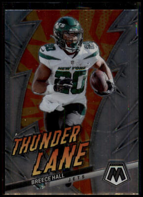 2023 Panini Mosaic #TL-BH Breece Hall Thunder Lane