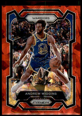 2023-24 Panini Prizm #83 Andrew Wiggins Prizms Red Ice