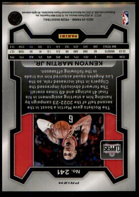 2023-24 Panini Prizm #241 Kenyon Martin Jr. Prizms Silver