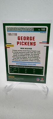 2023 Donruss Optic #160 George Pickens Blue #/199