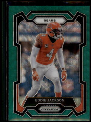 2023 Panini Prizm #52 Eddie Jackson Green Wave