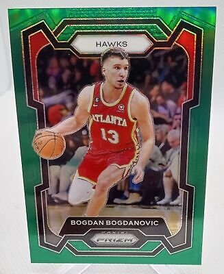 2023-24 Panini Prizm #23 Bogdan Bogdanovic Prizms Green