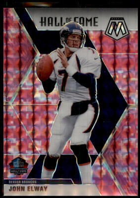 2020 Panini Mosaic #293 John Elway Prizm Camo Pink