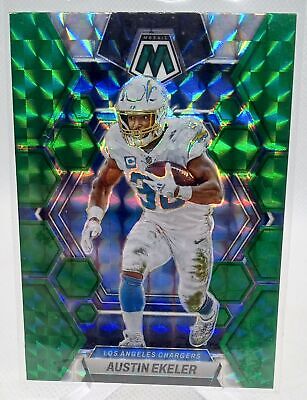 2023 Panini Mosaic #128 Austin Ekeler Green Mosaic