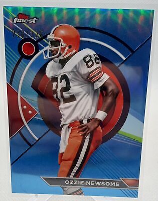 2023 Topps Composite #169 Ozzie Newsome Finest Sky Blue Refractor #/325