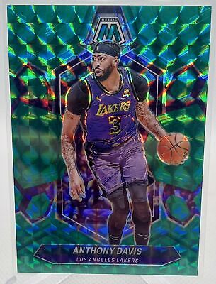 2023-24 Panini Mosaic #73 Anthony Davis Green Prizm /75