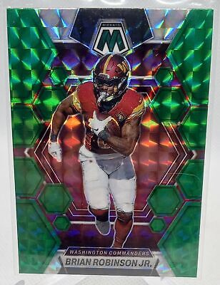 2023 Panini Mosaic #244 Brian Robinson Jr. Green Mosaic