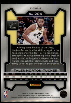 2023-24 Panini Prizm #206 Talen Horton-Tucker Prizms Silver