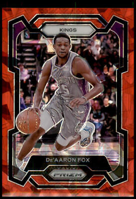 2023-24 Panini Prizm #6 De'Aaron Fox Prizms Red Ice