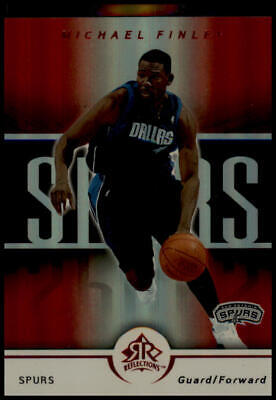 2005-06 Upper Deck Reflections #22 Michael Finley Red #/100