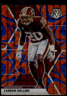 2020 Panini Mosaic #199 Landon Collins Prizm Reactive Blue