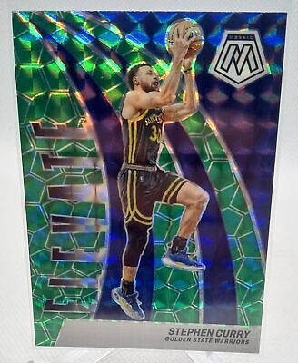 2023-24 Panini Mosaic #6 Stephen Curry Elevate Mosaic Green