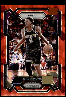 2023-24 Panini Prizm #71 Malik Monk Prizms Red Ice