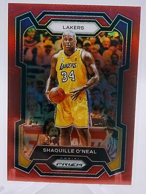 2023-24 Panini Prizm #181 Shaquille O'Neal Prizms Red #/299