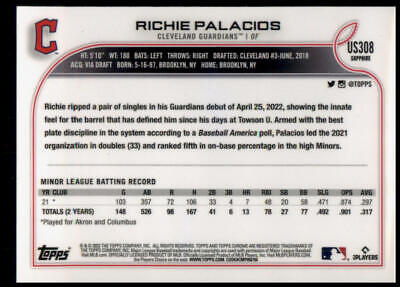 2022 Topps Chrome Update #USC169 Richie Palacios Rookie