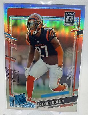 2023 Donruss Optic #221 Jordan Battle Holo Silver Rated Rookie