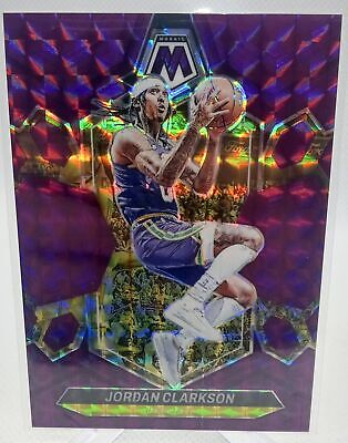 2023-24 Panini Mosaic #42 Jordan Clarkson Purple #/99