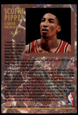 1992-93 Ultra #5 Scottie Pippen Scottie Pippen Career Highlights