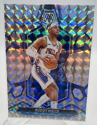 2023-24 Panini Mosaic #84 Buddy Hield Silver Mosaic Prizm