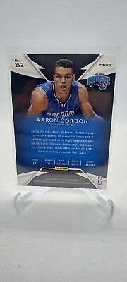 2014-15 Panini Select #292 Aaron Gordon Prizms Purple and White Rookie