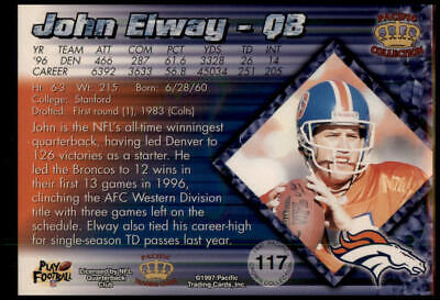 1997 Pacific Crown Collection #117 John Elway