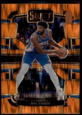 2023-24 Panini Select #4 Joel Embiid Orange Flash Prizms