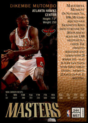 1997-98 Finest #244 Dikembe Mutombo