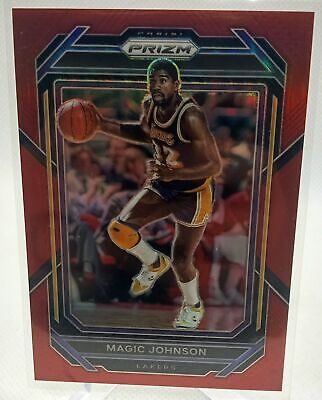 2022-23 Panini Prizm #276 Magic Johnson Prizms Red #/299