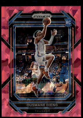 2022-23 Panini Prizm #224 Ousmane Dieng Prizms Pink Ice