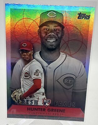 2022 Topps #FF-10 Hunter Greene Fresh Faces