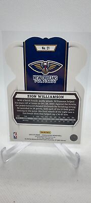 2023-24 Panini Crown Royale #21 Zion Williamson International Red