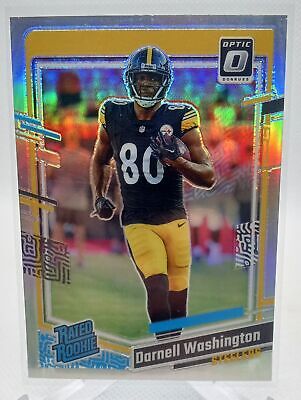 2023 Donruss Optic #286 Darnell Washington Holo Silver Rated Rookie