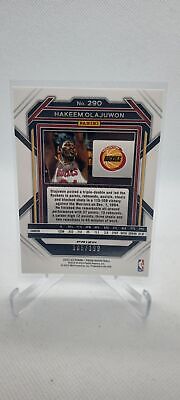 2022-23 Panini Prizm #290 Hakeem Olajuwon Prizms Blue #/199