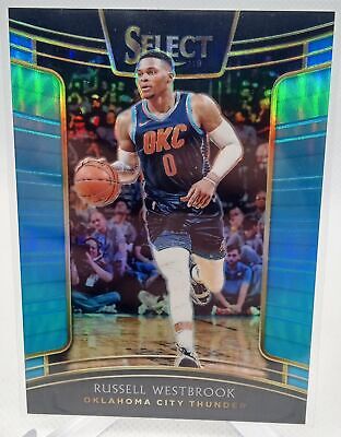 2018-19 Panini Select #91 Russell Westbrook Light Blue Prizms #/299