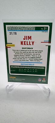 2023 Donruss Optic #21 Jim Kelly Pink Velocity #/79