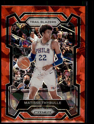 2023-24 Panini Prizm #269 Matisse Thybulle Prizms Red Ice