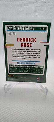 2023-24 Donruss Optic #34 Derrick Rose Pink Velocity #/79