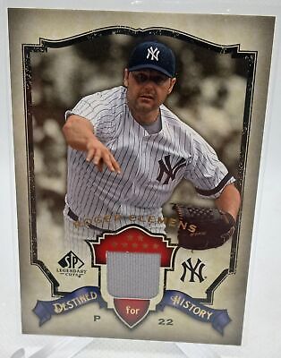 2008 SP Legendary Cuts #DH-RC Roger Clemens Destined for History Memorabilia