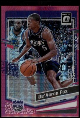 2023-24 Donruss Optic #52 De'Aaron Fox Hyper Pink