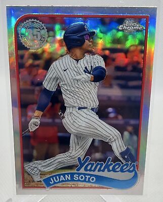 2024 Topps Chrome #89CB-9 Juan Soto 1989 Topps Baseball