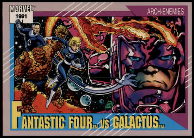 1991 Impel Marvel Universe II #107 Fantastic Four vs. Galactus