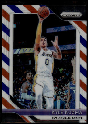 2018-19 Panini Prizm #16 Kyle Kuzma Prizms Red White and Blue