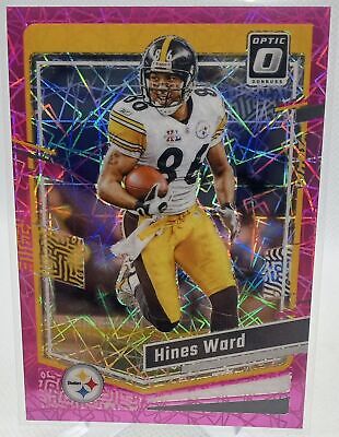 2023 Donruss Optic #161 Hines Ward Pink Velocity #/79