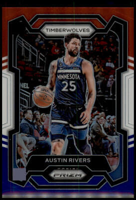 2023-24 Panini Prizm #278 Austin Rivers Prizms Red White and Blue