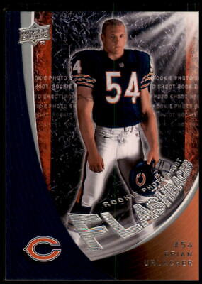 2008 Upper Deck Rookie Exclusives  Brian Urlacher Rookie Photo Shoot Flashbacks