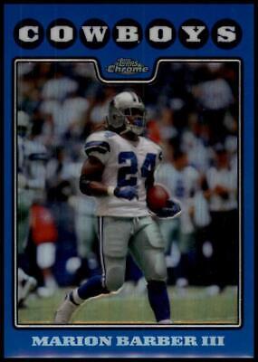 2008 Topps Chrome #TC42 Marion Barber Blue Refractors