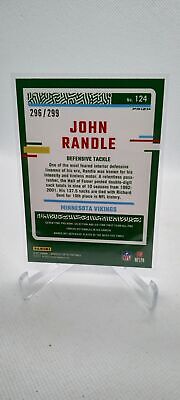 2023 Donruss Optic #124 John Randle Aqua Prizm /299