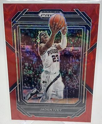 2023 Panini Prizm Draft Picks #75 Jaden Ivey Choice Red #/88