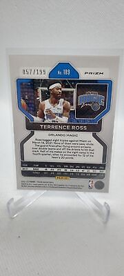 2021-22 Panini Prizm #189 Terrence Ross Blue #/199