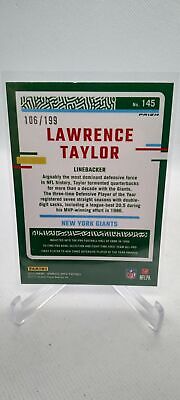 2023 Donruss Optic #145 Lawrence Taylor Blue #/199